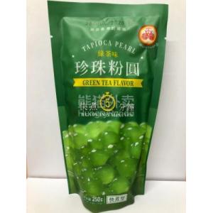 五福珍珠粉圆绿茶味 250g