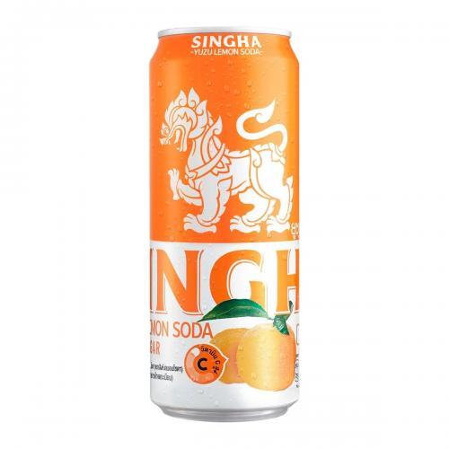 泰国胜狮柚子柠檬苏打水330ml