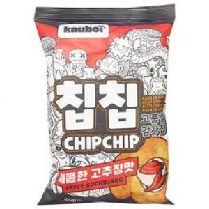 Kauboi韩式辣酱薯片100g