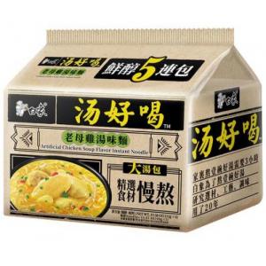 白象汤好喝-老母鸡味汤面5连包