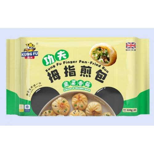 功夫韭菜香菇拇指煎包320g