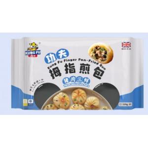 功夫猪肉三鲜拇指煎包320g