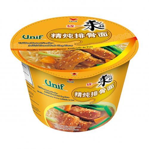 统一桶装精炖排骨面110g