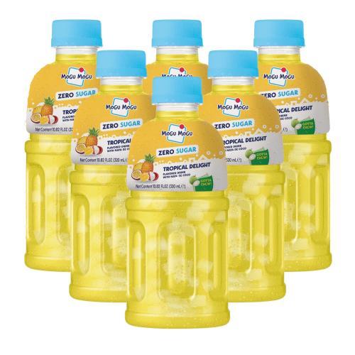 椰果热带风味饮6x320ml