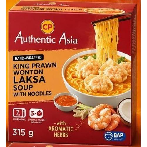 CP 叻沙鲜虾手工云吞面 315g