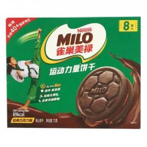 雀巢美禄夹心饼干-巧克力72g