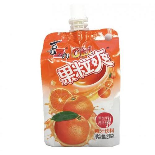 【99p】喜之郎果粒爽橙汁味258g