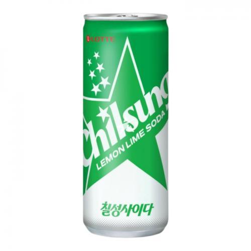 乐天柠檬青柠苏打汽水250ml