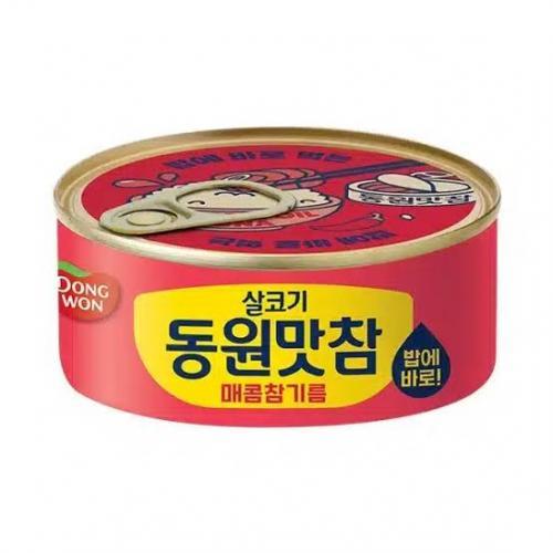 韩国香辣麻油吞拿鱼罐头90g