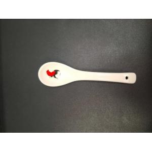 鸡公陶瓷汤匙17cm